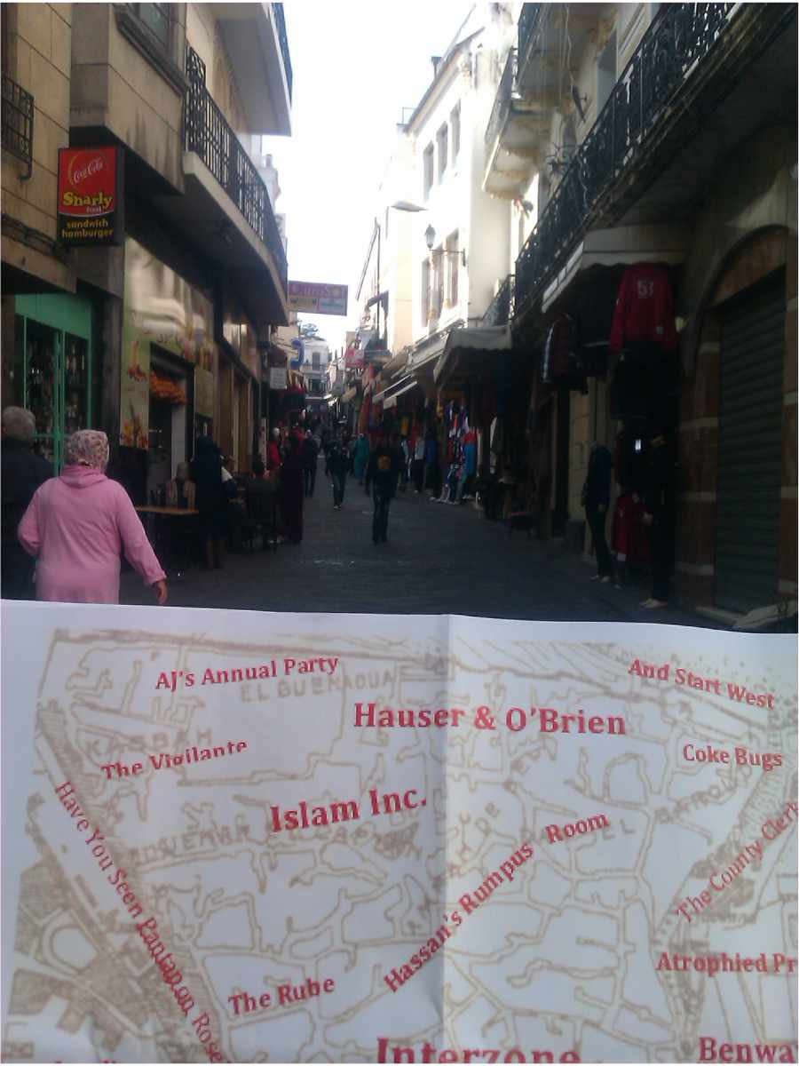 with my map of Tangier Interzone